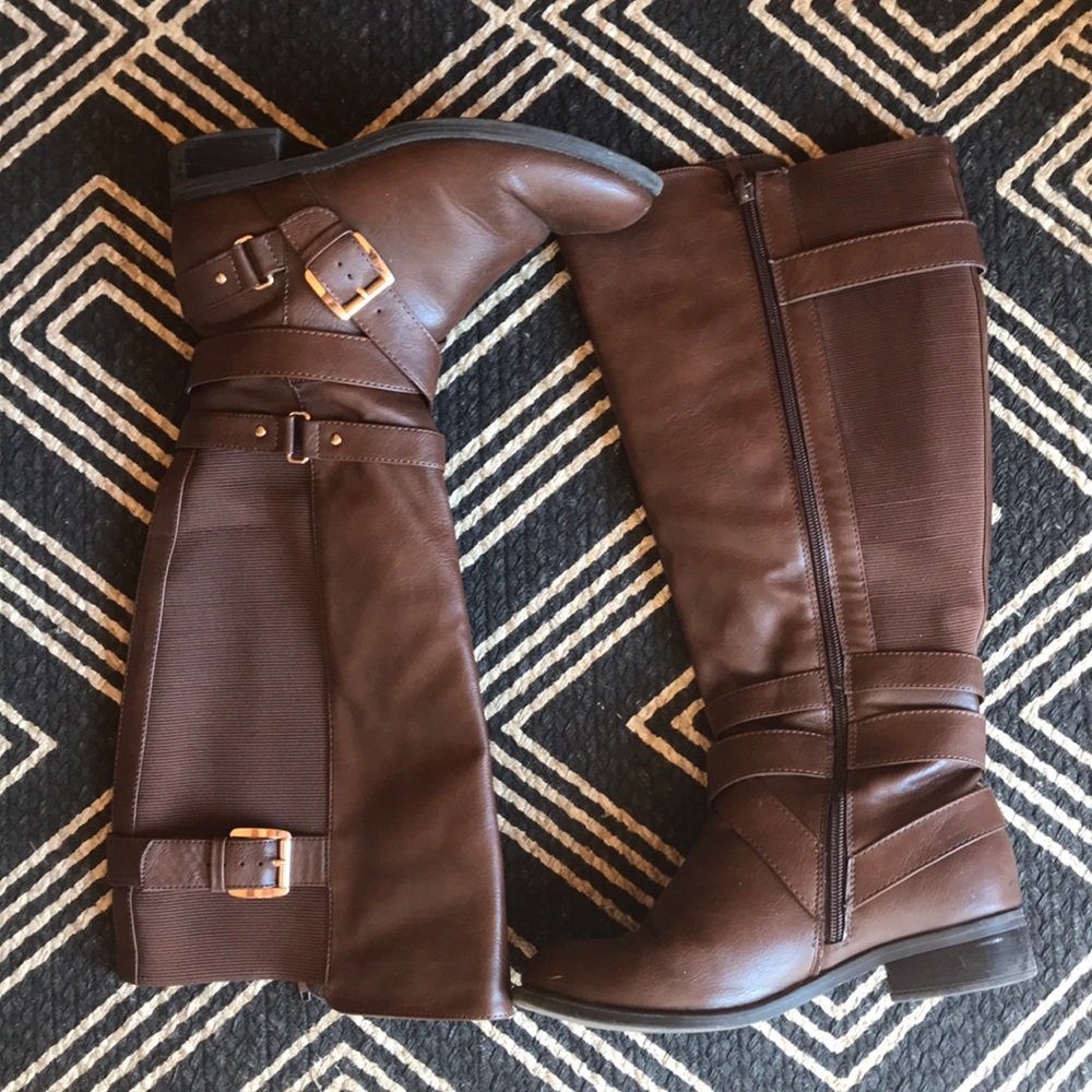 Brown Leather Boots